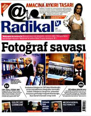 Radikal Gazetesi January 29, 2014 kapağı