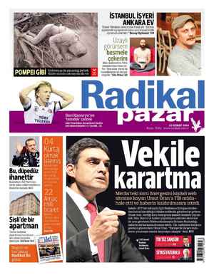 Radikal Gazetesi February 2, 2014 kapağı