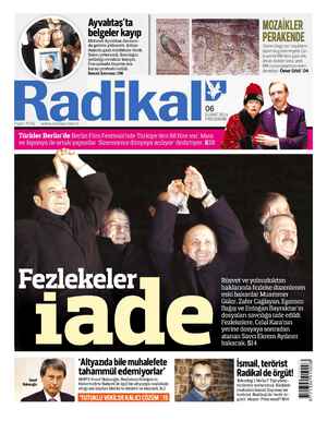 Radikal Gazetesi February 6, 2014 kapağı