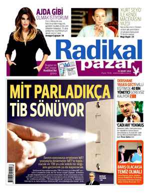 Radikal Gazetesi 2 Mart 2014 kapağı