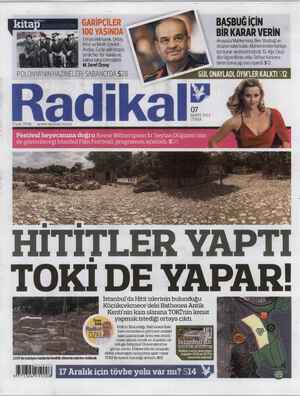 Radikal Gazetesi 7 Mart 2014 kapağı