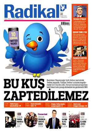  22 MAF yanım, © 9 LK 3 0 gisi Başbakan 'Kapatacağız' dedi, birkaç saat içinde Twitter kapandı. Türkiye Twitter'a erişimi...