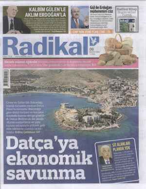 Radikal Gazetesi 9 Mayıs 2014 kapağı