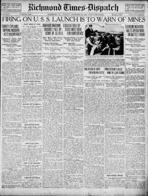 Richmond Times Dispatch Newspaper 22 Kasım 1914 kapağı