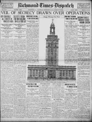 Richmond Times Dispatch Newspaper 5 Aralık 1914 kapağı
