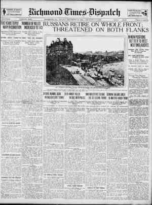 Richmond Times Dispatch Newspaper 18 Aralık 1914 kapağı