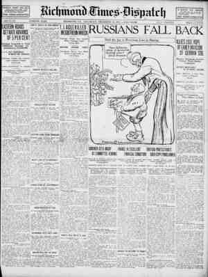 Richmond Times Dispatch Newspaper 19 Aralık 1914 kapağı