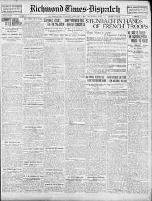 Richmond Times Dispatch Newspaper 5 Ocak 1915 kapağı