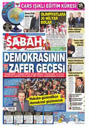 Sabah sayfa 1