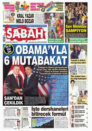 Sabah sayfa 1