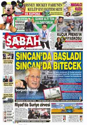 Sabah sayfa 1