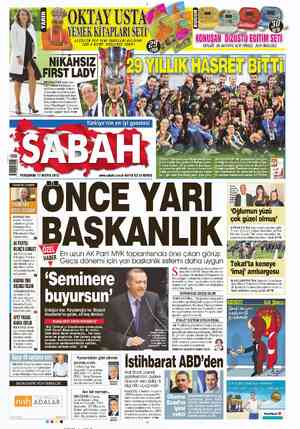 Sabah sayfa 1