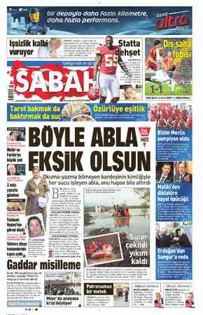 Sabah sayfa 1