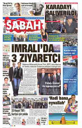 Sabah sayfa 1