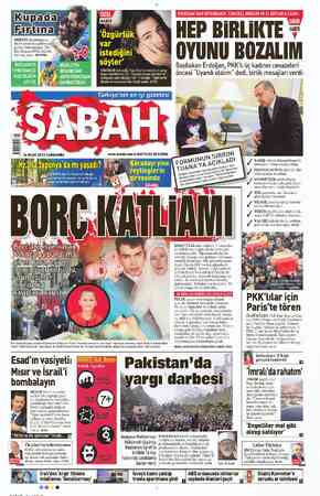 Sabah sayfa 1