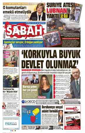 Sabah sayfa 1