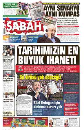  28 SUBAT'TAN BUGUNE HIÇBIR ŞEY DEĞİŞMEDİ. AKTÖRLER, ROLLER VE AMAÇ YİNE AYNI AYNI SENARYO YNI KUMPAS *>> Gülen ve...