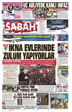 Sabah sayfa 1