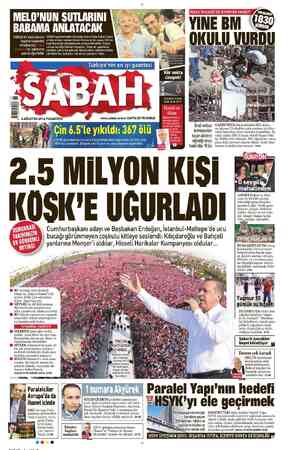 Sabah sayfa 1