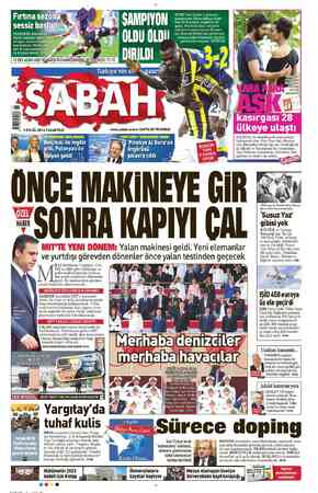Sabah sayfa 1