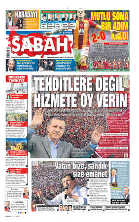 Sabah sayfa 1