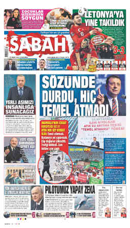  Kovid-19 toplantı-. sında uluslarara- Si kamuoyuna aşı elestirisi yaptı W YERLİ ASIMIZI FINSANLIĞA SUNACAĞIZ ERDOĞAN:...