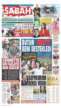  ' Turkıye nin en iyi gazetesı > e ci ü *Digiturk 67 *D-Smart 55 “Tivibu 56 *TVs 43 (FTM 1935 *Kablo'TV 45 *Vodafone TV 65...