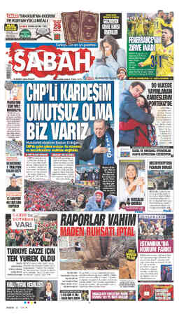  SABAH SORDU UZMANLAR YANITLADI GEÇMEYEN GRİBE KARSI ÖNERİLER Al'TAN KUR'AN-I KERİM VE KUR'AN YOLU MEALİ Eğ:â OKURLARINA ÖZEL