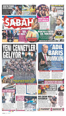  İSKUR'UN PESİNDE KOSTUĞU ELEMANLAR TÜRKİYE genelinde işlet- melerde 270 bin 761 açık iş var. En çok gar- son ve konfeksiyon—