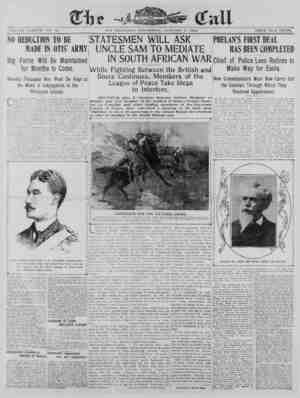 The San Francisco Call Newspaper January 3, 1900 kapağı