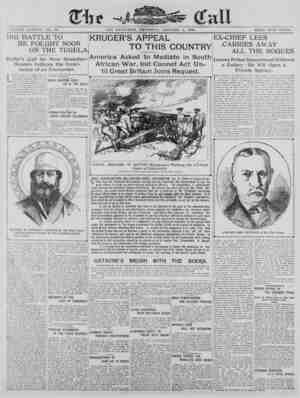 The San Francisco Call Newspaper January 4, 1900 kapağı