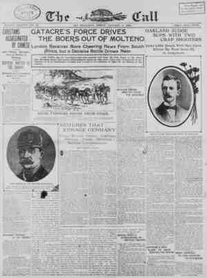 The San Francisco Call Newspaper January 5, 1900 kapağı