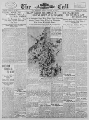 The San Francisco Call Newspaper January 12, 1900 kapağı