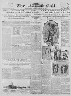 The San Francisco Call Newspaper January 20, 1900 kapağı
