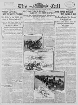 The San Francisco Call Newspaper January 25, 1900 kapağı