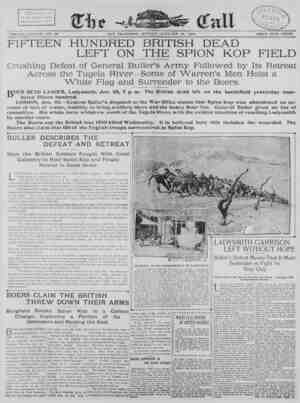 The San Francisco Call Newspaper January 29, 1900 kapağı