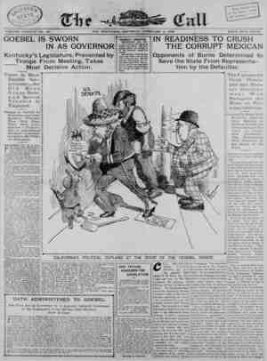 The San Francisco Call Newspaper February 1, 1900 kapağı
