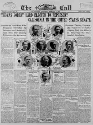 The San Francisco Call Newspaper February 7, 1900 kapağı