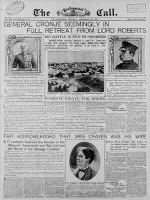The San Francisco Call Newspaper February 17, 1900 kapağı