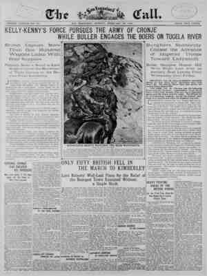 The San Francisco Call Newspaper February 19, 1900 kapağı