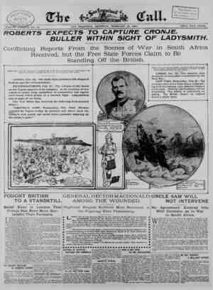 The San Francisco Call Newspaper February 22, 1900 kapağı