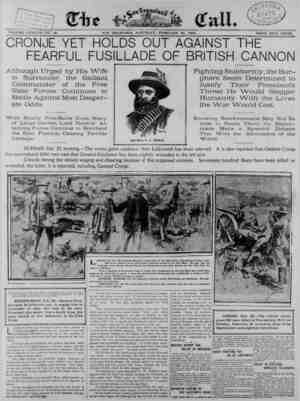 The San Francisco Call Newspaper February 24, 1900 kapağı