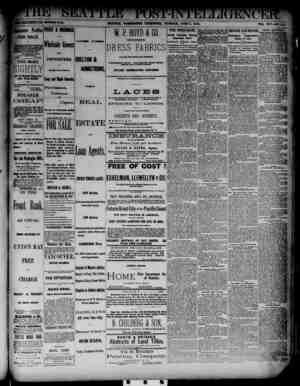 The Seattle Post-Intelligencer Gazetesi 5 Haziran 1888 kapağı