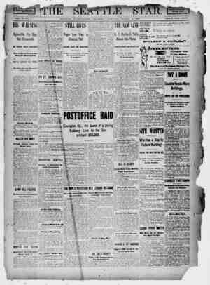 Seattle Star Newspaper March 2, 1899 kapağı