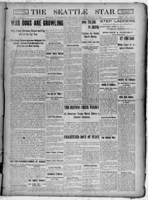 Seattle Star Newspaper March 9, 1899 kapağı