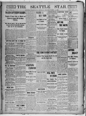 Seattle Star Newspaper March 11, 1899 kapağı