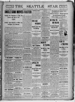 Seattle Star Newspaper March 14, 1899 kapağı