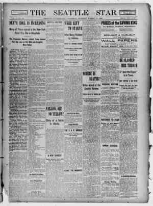 Seattle Star Newspaper March 18, 1899 kapağı