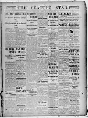 Seattle Star Newspaper March 21, 1899 kapağı