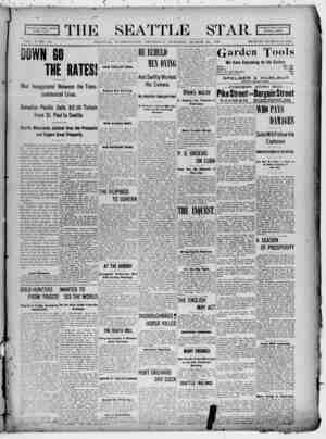 Seattle Star Newspaper March 23, 1899 kapağı